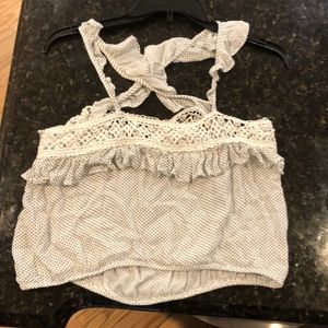 Free people crop blouse